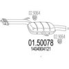 MTS 01.50078 Middle Silencer